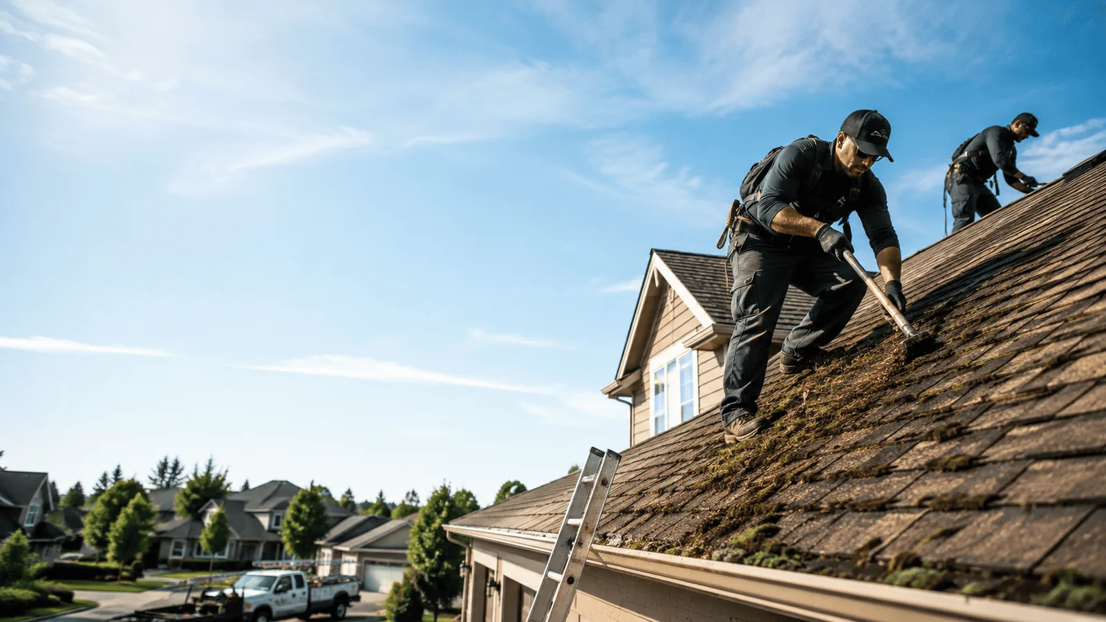 Roof Moss Removal in Hackensack, NJ near me